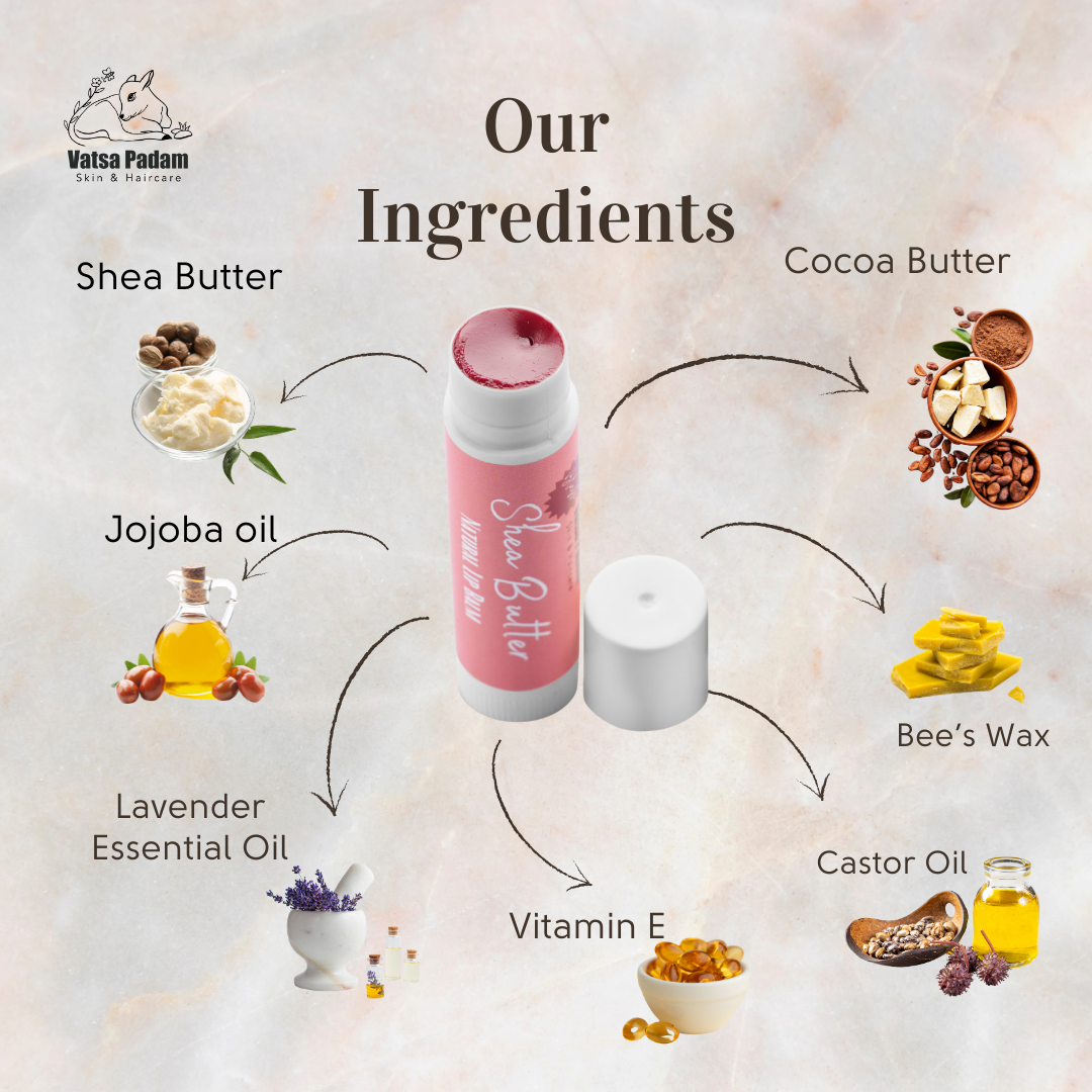 Blush Shea Butter Natural Lip Balm