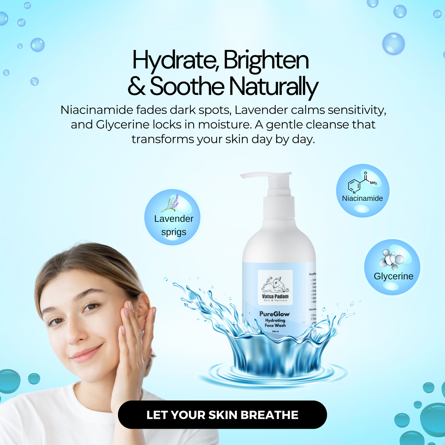 PureGlow Hydrating Face Wash