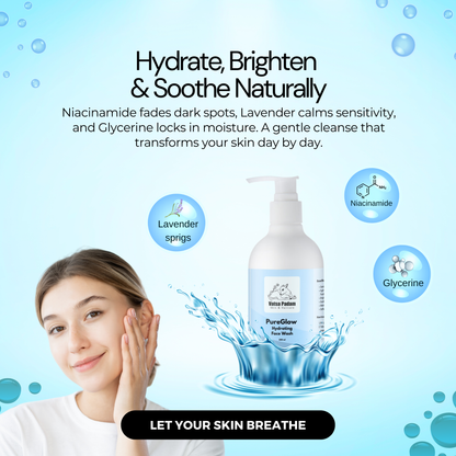 PureGlow Hydrating Face Wash