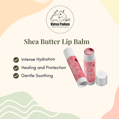 Blush Shea Butter Natural Lip Balm