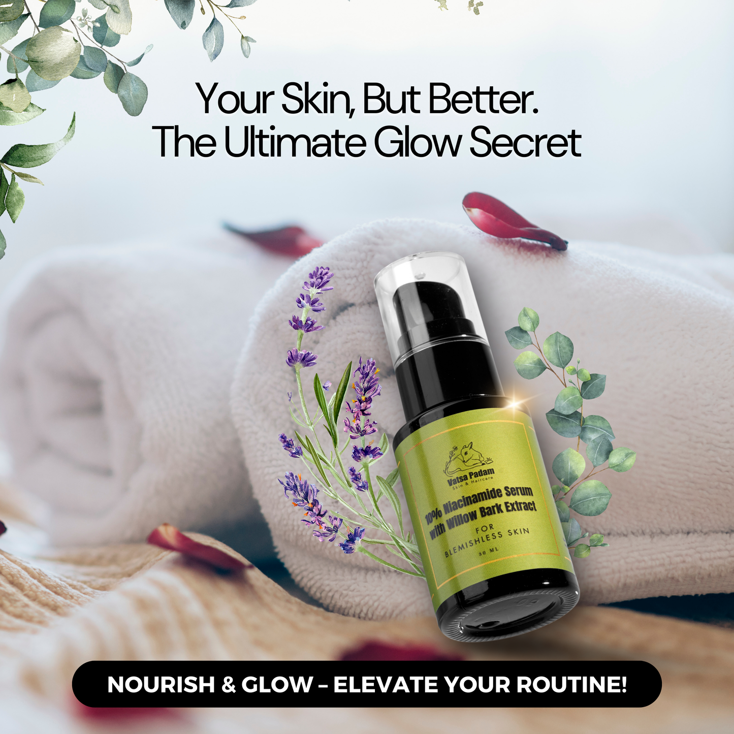 10% Niacinamide Serum with Willow Bark Extract